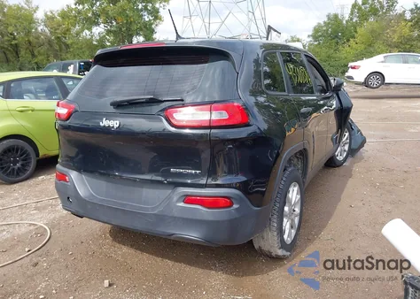 2015 Jeep Cherokee Sport from USA, damaged, VIN 1C4PJLAB0FW566100